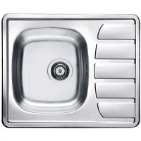 Alveus Zoom - Spoelbak, 62x50 cm, rvs 1098941