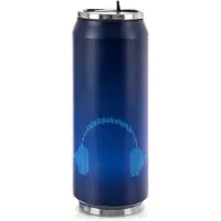Orion Merkloos Thermosbeker 500 ml - Blikvorm, RVS, Lekvrij