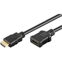 Goobay HDMI verlengkabel | HDMI2.1 (8K 60Hz + HDR) | koper | zwart | 3 meter