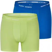 Happy Shorts Onderbroek blauw / lichtgroen
