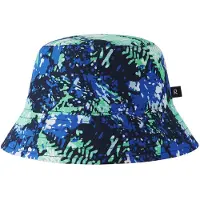 Reima Hoed 'Viehe' blauw / navy / lichtgroen / wit