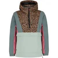 Protest ski-anorak Apel groen/camel/roze female | Maat: XS