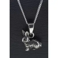 MOOYE ® - Collectie Zilveren Haas ketting hanger