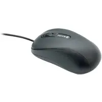 Terra Mouse 1500 Corded Muis Kabelgebonden Zwart 3 Toetsen 1000 dpi