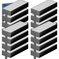 Alapure 4x Akoestisch Filter voor Neff 17004801 / Z811DU0