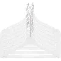 Springos Kledinghangers | Kledinghanger | 20 Stuks | Wit