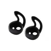 XCCESS Earbuds Siliconen Hoesje Geschikt voor Apple AirPods 2 - Zwart