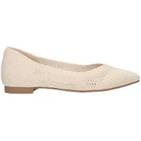 La strada Loafer Beige Knitted - Damesschoenen - Maat - 38
