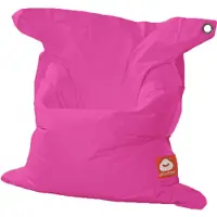 Whoober rechthoek zitzak "St. Tropez" M outdoor fuchsia - Wasbaar - Geschikt voor buiten