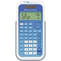 Texas Instruments Ti 34 Multiview Calculator Wit,Blauw