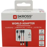 Skross World Adapter MUV Micro - Netspanningsadapter - wit