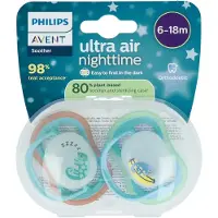 Philips AVENT Ultra Air Nighttime Fopspeen 6-18M
