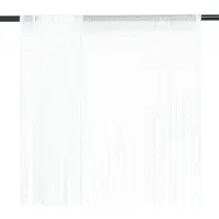 vidaXL Draadgordijnen 2 st 140x250 cm wit