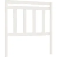 vidaXL Hoofdbord 106x4x100 cm massief grenenhout wit