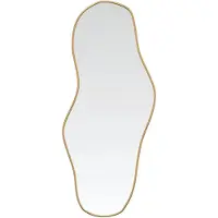 vidaXL wandspiegel goud 60 x 25 cm
