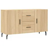 vidaXL Dressoir 100x36x60 cm bewerkt hout sonoma eikenkleurig