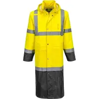 Portwest Contrast Raincoat 122cm H446 Hi-vis | Maat: 4XL