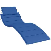 vidaXL Ligbedkussen 186x58x4 cm oxford stof koningsblauw