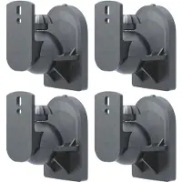 Goobay luidspreker muurbeugel | set van 4 | tot 3,5 kg | zwart