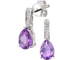 Diamant L'Eternel Oorbellen zilver