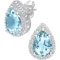 Diamant L'Eternel Oorbellen blauw