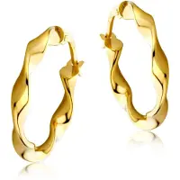 Diamant L'Eternel Oorbellen 'Ohrringe aus 375 Gelbgold' goud