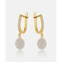 Diamant L'Eternel Oorbellen 'Ohrringe aus 585 Gelbgold' goud