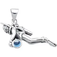 MOOYE ® - Collectie Zilveren Duiker kettinghanger