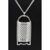 MOOYE ® - Collectie Zilveren Kaas rasp ketting hanger