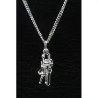 MOOYE ® - Collectie Zilveren Danspaar ketting hanger