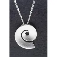 MOOYE ® - Collectie Zilveren Slakkenhuis mat ketting hanger
