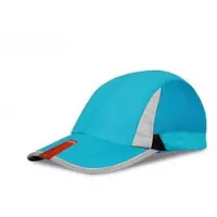 Spiro Unisex 2 Panel Sport Baseball Cap (Aqua/Zwart)