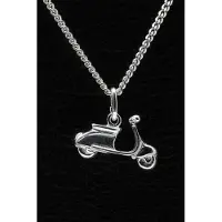MOOYE ® - Collectie Zilveren Scooter ketting hanger