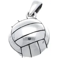 MOOYE ® - Collectie Zilveren Volleybal kettinghanger