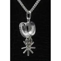 MOOYE ® - Collectie Zilveren Spoor ketting hanger