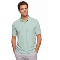 HUGO BOSS Poloshirt BOSS Orange turquoise structuur