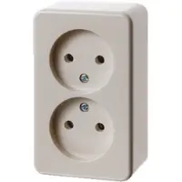 Hager Br wcd 61672140 dubbel opb creme