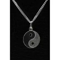 MOOYE ® - Collectie Zilveren Yin Yang ketting hanger - klein