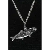 MOOYE ® - Collectie Zilveren Forel ketting hanger