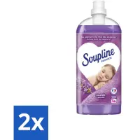 Soupline - Wasverzachter - Lavendel - 56 Wasbeurten - 1.3L - Voordeelverpakking - 2 stuks
