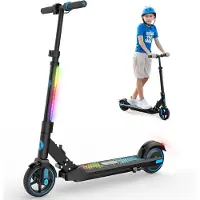 Evercross EV06C Elektrische step kinderen - Verlichting - 15 km/u - max 60 kg- Blauw