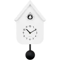 Nextime Twitter Wandklok Wit - Wandklokken Thermoplastisch White - 3328WI