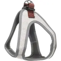 Flamingo Hond Harnas Step&Go Nelson Grijs L 37cm 44cm