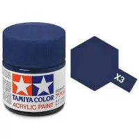 Tamiya Hobbyverf Acrylverf - X-3 Royal Blue - Gloss - Acryl - 23ml Verf potje - 23 ml