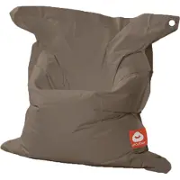 Whoober rechthoek zitzak "St. Tropez" M outdoor taupe - Wasbaar - Geschikt voor buiten