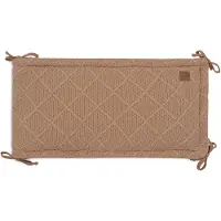 Jollein Boxbumper 180x30cm Check Knit Biscuit