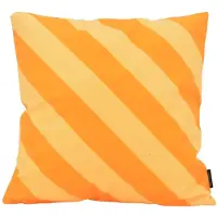 Gek op kussens! Sierkussen stripe oker/ | 45 x 45 cm | katoen/polyester