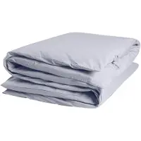 Yumeko Dekbedovertrek Percal Katoen 140x200 Blauw - Eco, Bio & Fairtrade