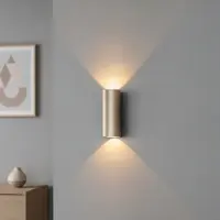 Artdelight Strakke Wandspot Brody 2 Dim To Warm Champagne