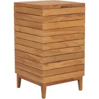 vidaXL Wasmand 40x40x70 cm massief teakhout